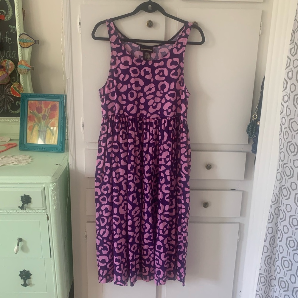 NWT - Nooworks Naomi Dress - Cheetah Spot - Sz S